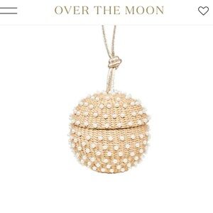 Poolside disco ball bag with pearls